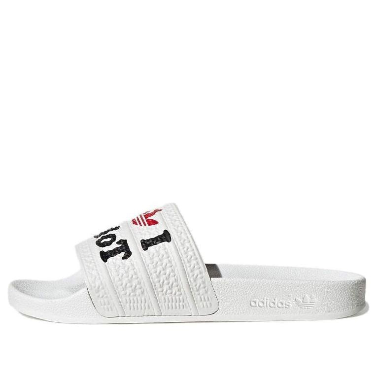 (WMNS) adidas originals Adilette 'White Black' H67741