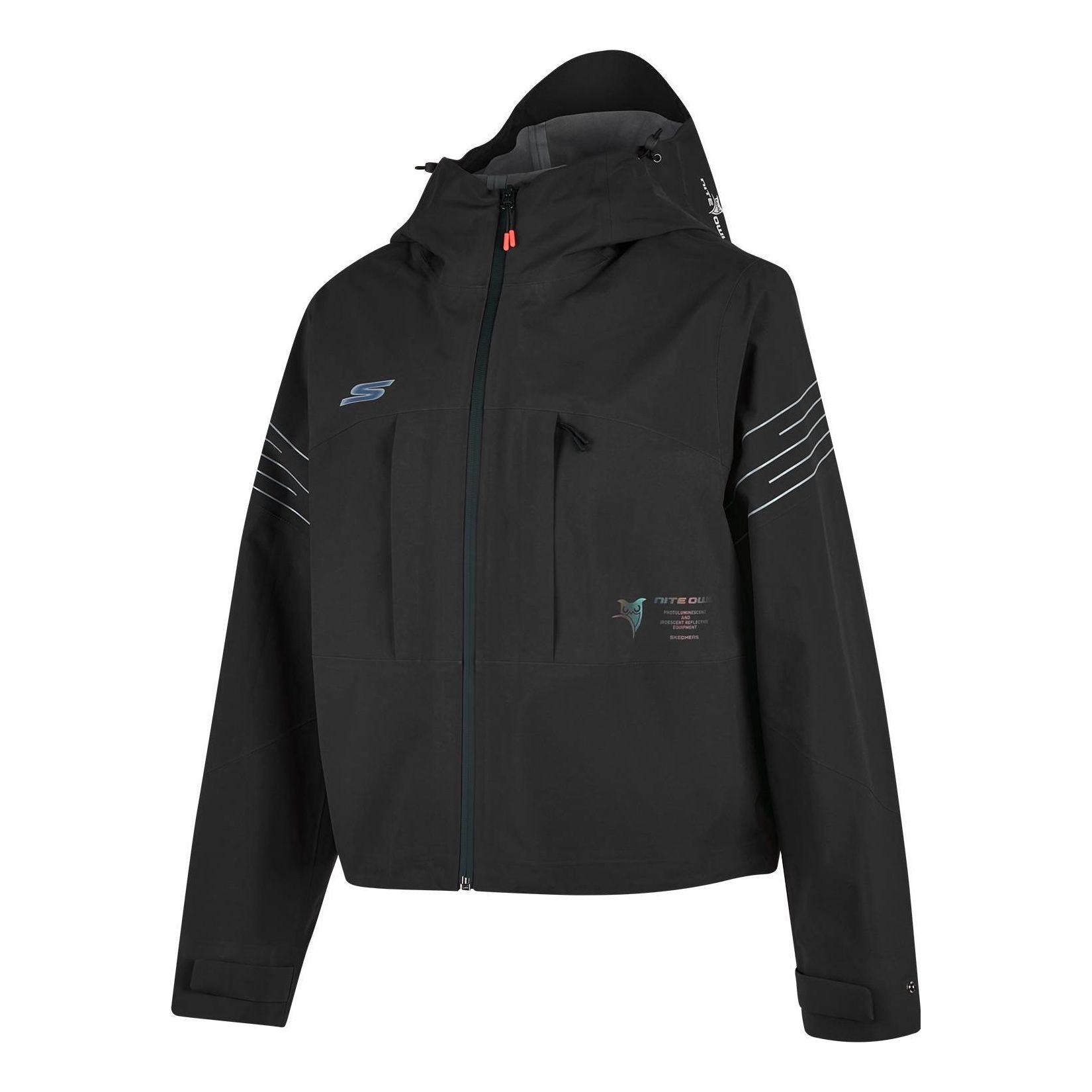 (WMNS) Skechers Sport Jacket 'Black White' P423W032-0018