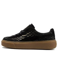 (WMNS) PUMA Basket Platform Exotic Skin 363377-01