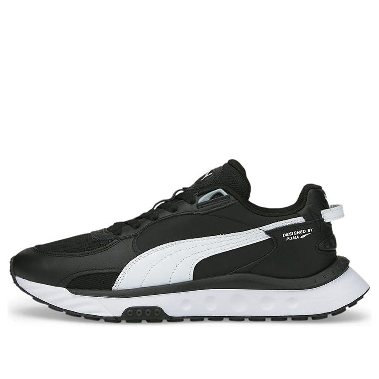 PUMA Wild Rider Route 'Black White' 381597-05