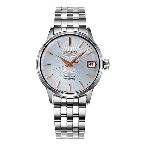 SEIKO Presage Series Automatic Mechanical Silver/White SRP855J1