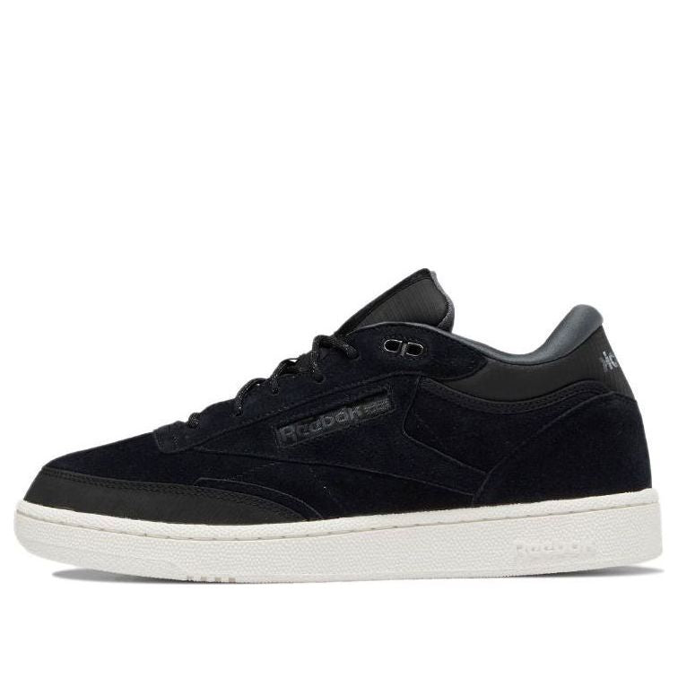 Reebok Club C Mid II Fashion Casual Skate Shoes Unisex Black H69126