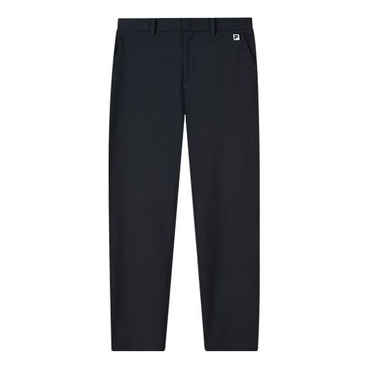 FILA Solid Color Gym Woven Sports Long Pants Blue A11M125806F-NV