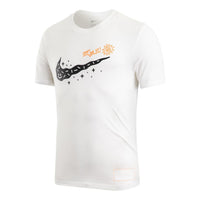 Men's Nike Printing Large Logo Casual Round Neck Short Sleeve White T-Shirt DV3188-100