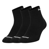PUMA Quarter Sock 3 Pairs 'Black White' 906965-01