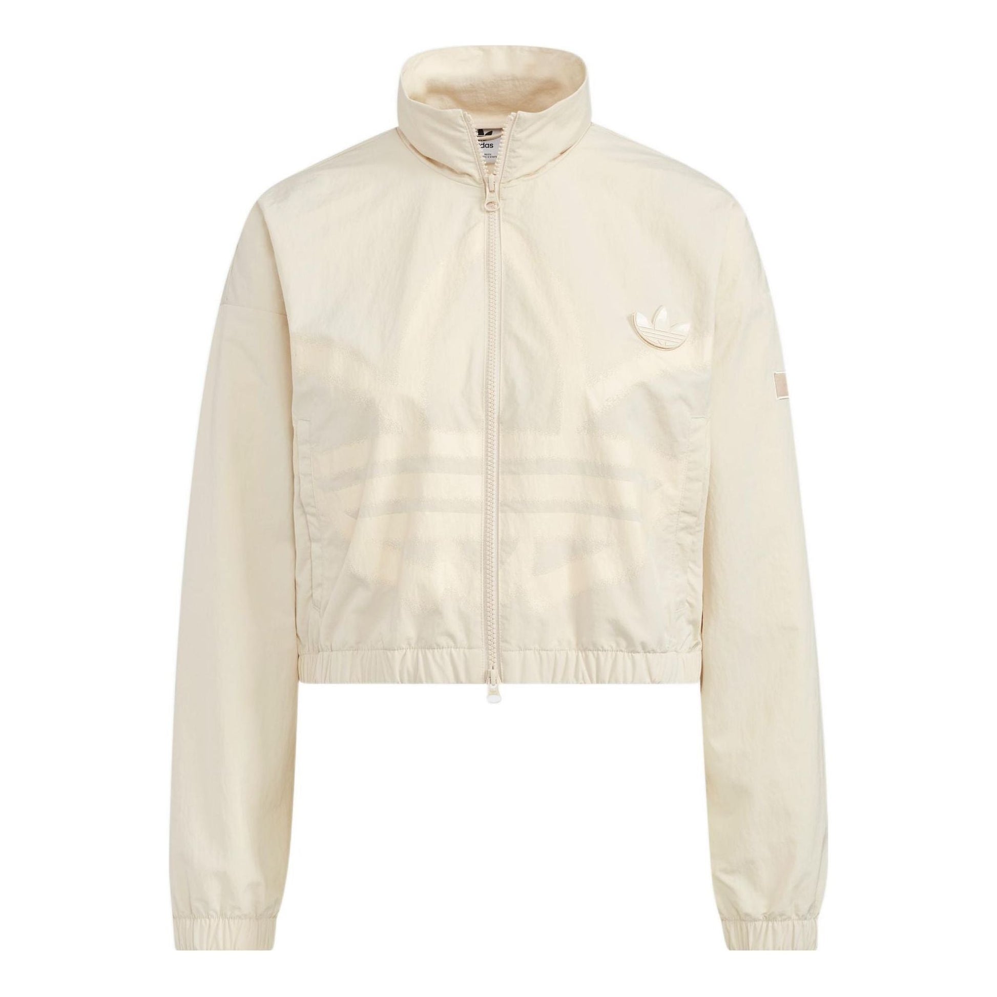 (WMNS) adidas Adicolor Track Jacket Asia Sizing 'Beige' HS1938