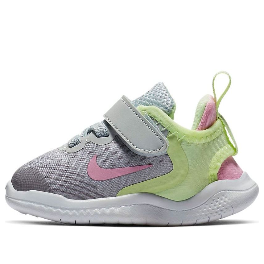 (TD) Nike Free RN Low-Top Running Shoes Gray/Pink AH3456-002