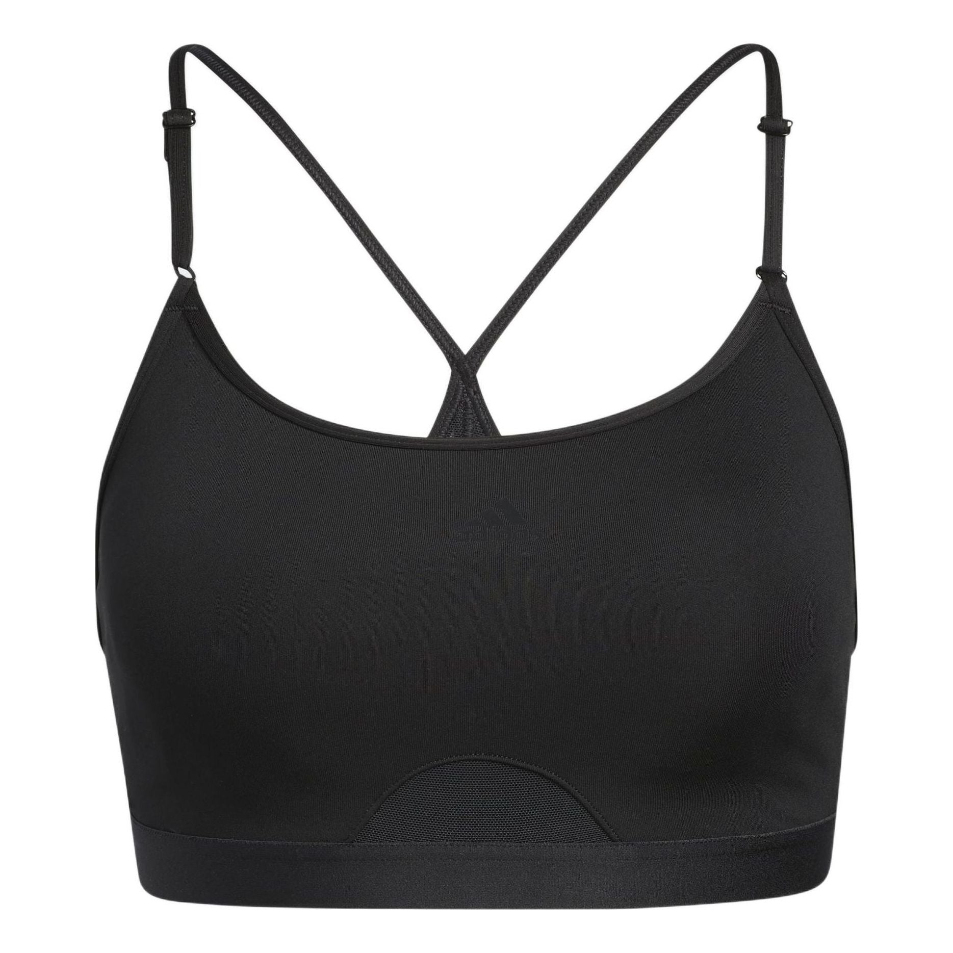 (WMNS) adidas Aeroreact Training Light-Support Bra Asia Sizing 'Black' HB9884