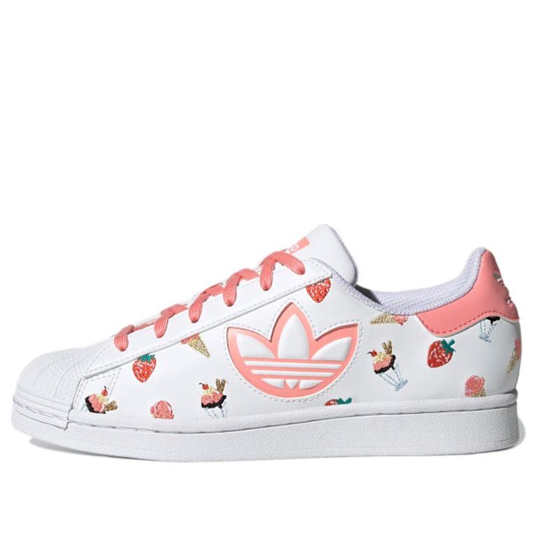 (WMNS) adidas originals Superstar 'White Peach Pink' H05667