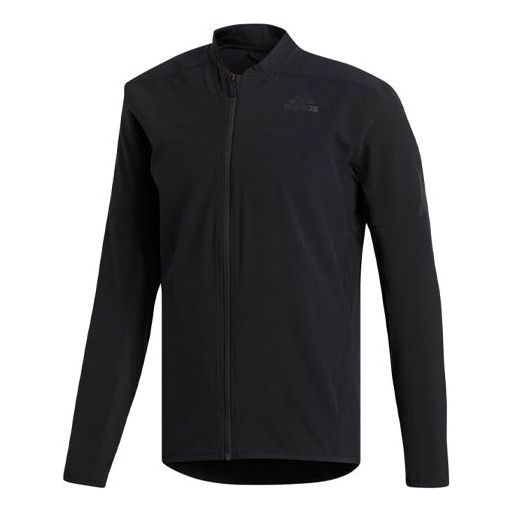 adidas Aero 3s Jkt Casual Sports Training Jacket Black FJ6138