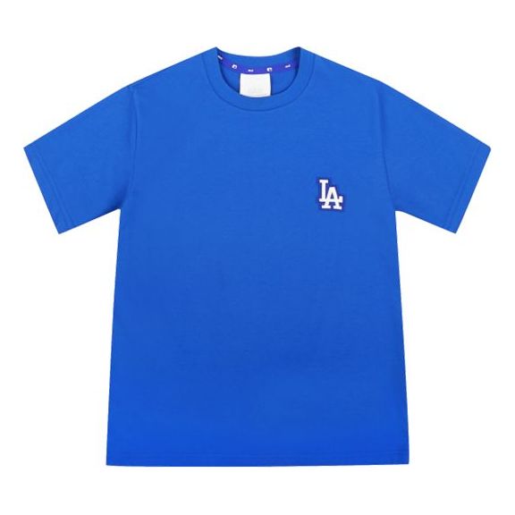 MLB LA Dodgers Los Angeles Dodgers Round Neck Short Sleeve Unisex Blue 31TS05031-07U