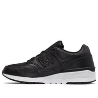 New Balance 597 Leather 'Black White' ML597BLL