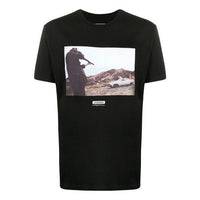 Men's NEIGHBORHOOD Printing Short Sleeve Black 201PCNONST01