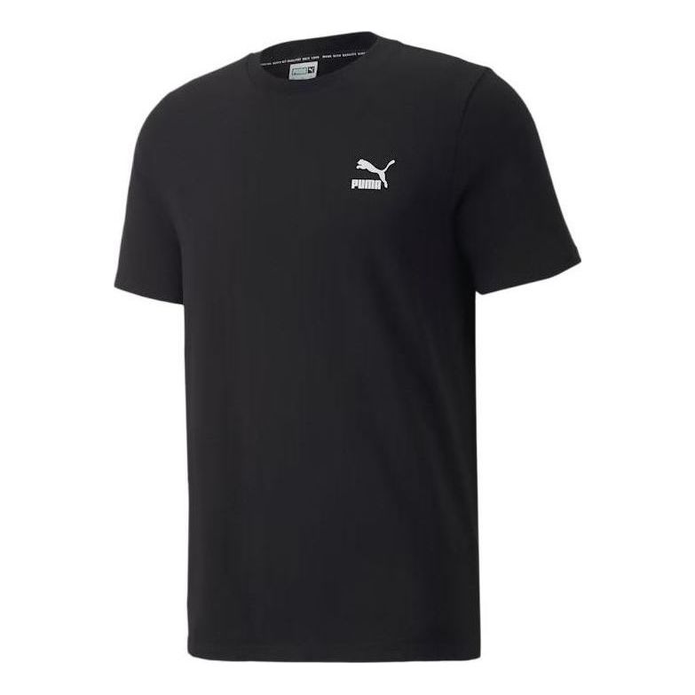 PUMA Classics Small Logo Tee 'Black' 535587-01
