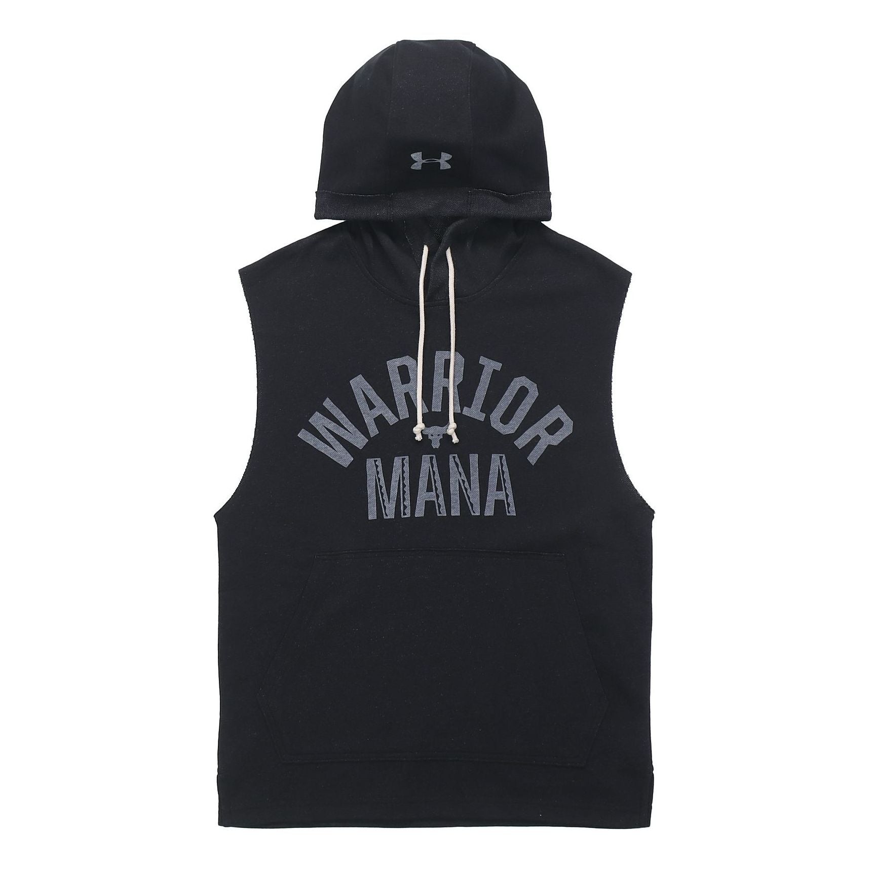 Men's Under Armour Project Rock Training Sports hooded Sleeveless Black 1352693-001