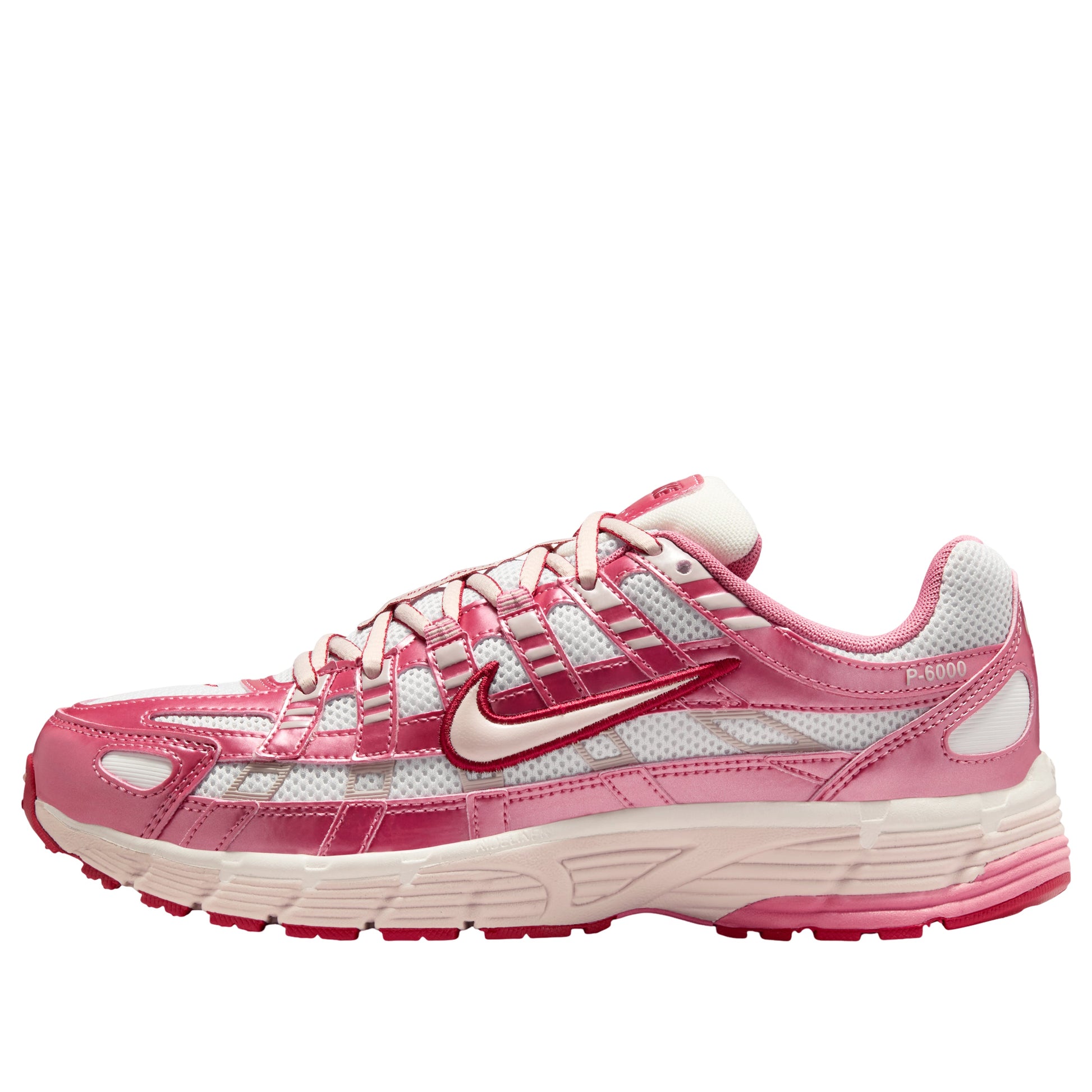 (WMNS) Nike P-6000 'White Silt Red Peony' IO3496-100