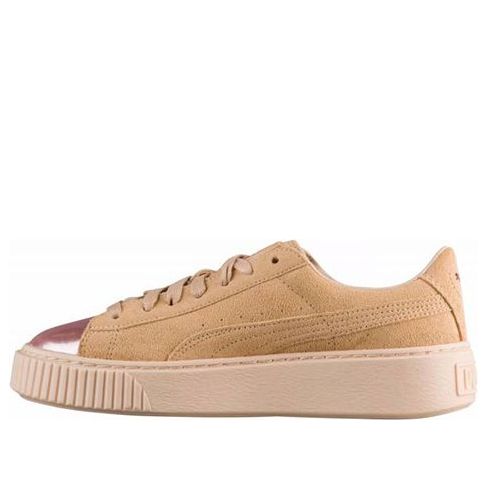 (WMNS) PUMA Suede platform Wheat 366382-03
