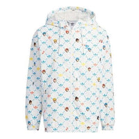 adidas originals x Monkey Kingdom Windbreaker Jacket 'White Multicolor' IP1790