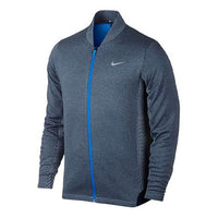 Nike Stand Collar Windproof Stay Warm Baseball Collar Zipper Jacket Blue Dark blue 708091-410
