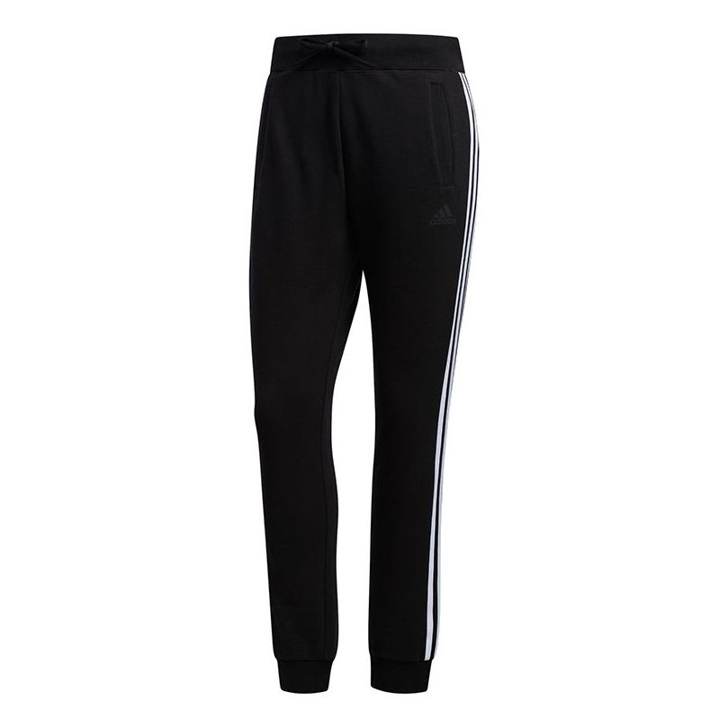 (WMNS) adidas FL 3S Slim Knit Pants Asia Sizing 'Black' FI9274