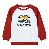 (GS) Skechers Adventure Graphic Crew Sweater 'White Red' L423B102-034X