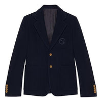 Gucci Cotton Jersey Formal Jacket 'Dark Blue' 751178-ZAM6S-4240