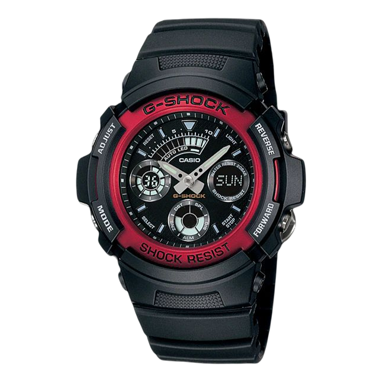 CASIO G-Shock Analog-Digital 'Red' AW-591-4ADR