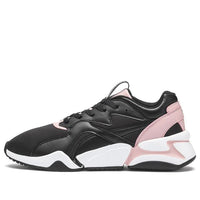 (WMNS) PUMA Nova Low Top Running Shoes Black/Pink 370815-04