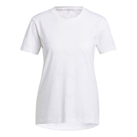 (WMNS) adidas Aeroknit Tee Training Sports Quick Dry Short Sleeve White T-Shirt GQ9430