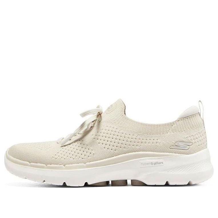 (WMNS) Skechers Go Walk 6 'Beige' 894117-NAT
