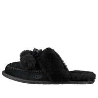 (WMNS) UGG Hafnir Slippers 'Black' 1017544-BLK