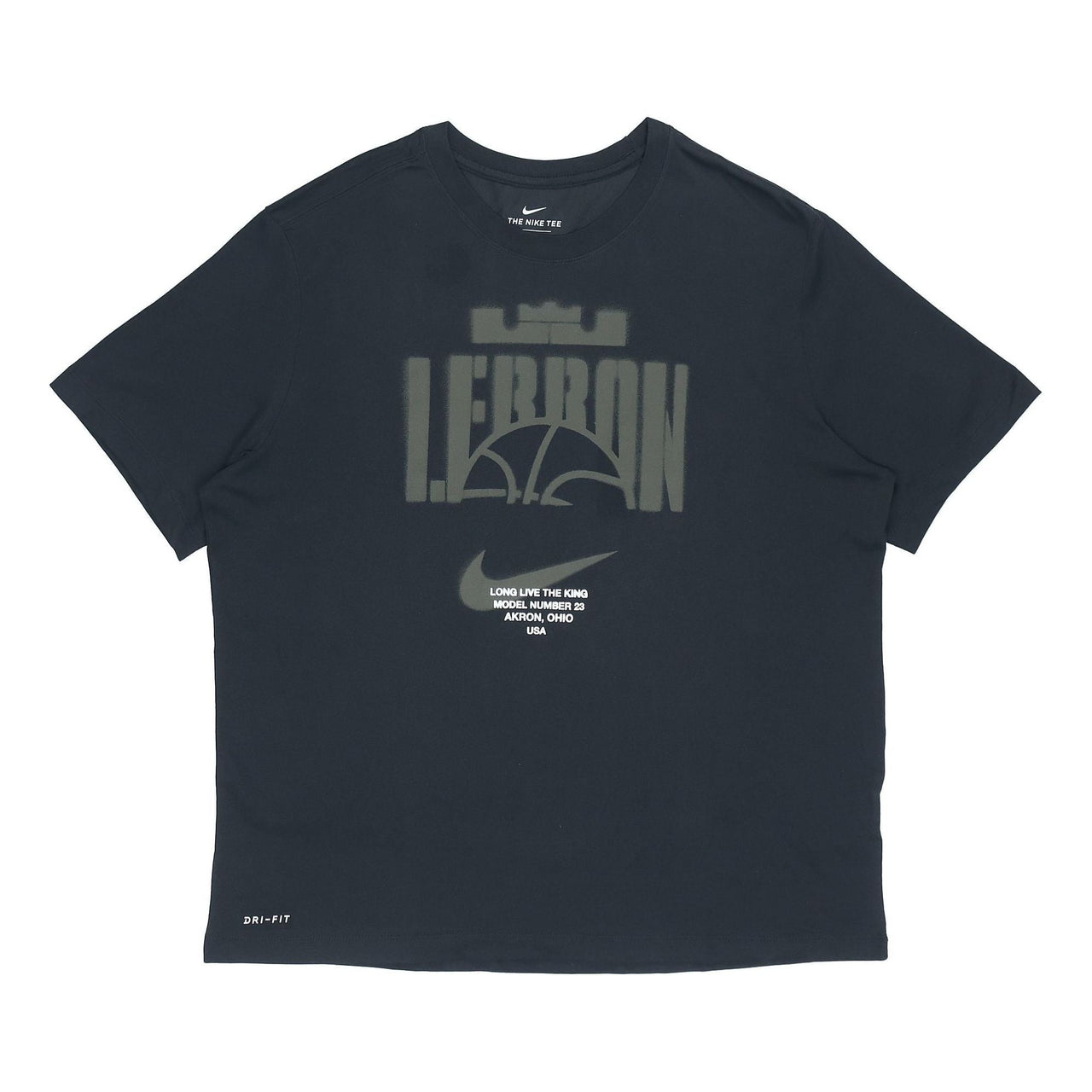 Nike Dri-FIT LeBron Basketball Round Neck Short Sleeve Black CD0970-010
