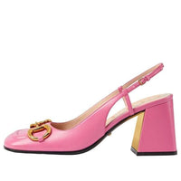 (WMNS) Gucci Mid-Heel Slingback with Horsebit 'Pink' 643892-C9D00-5609