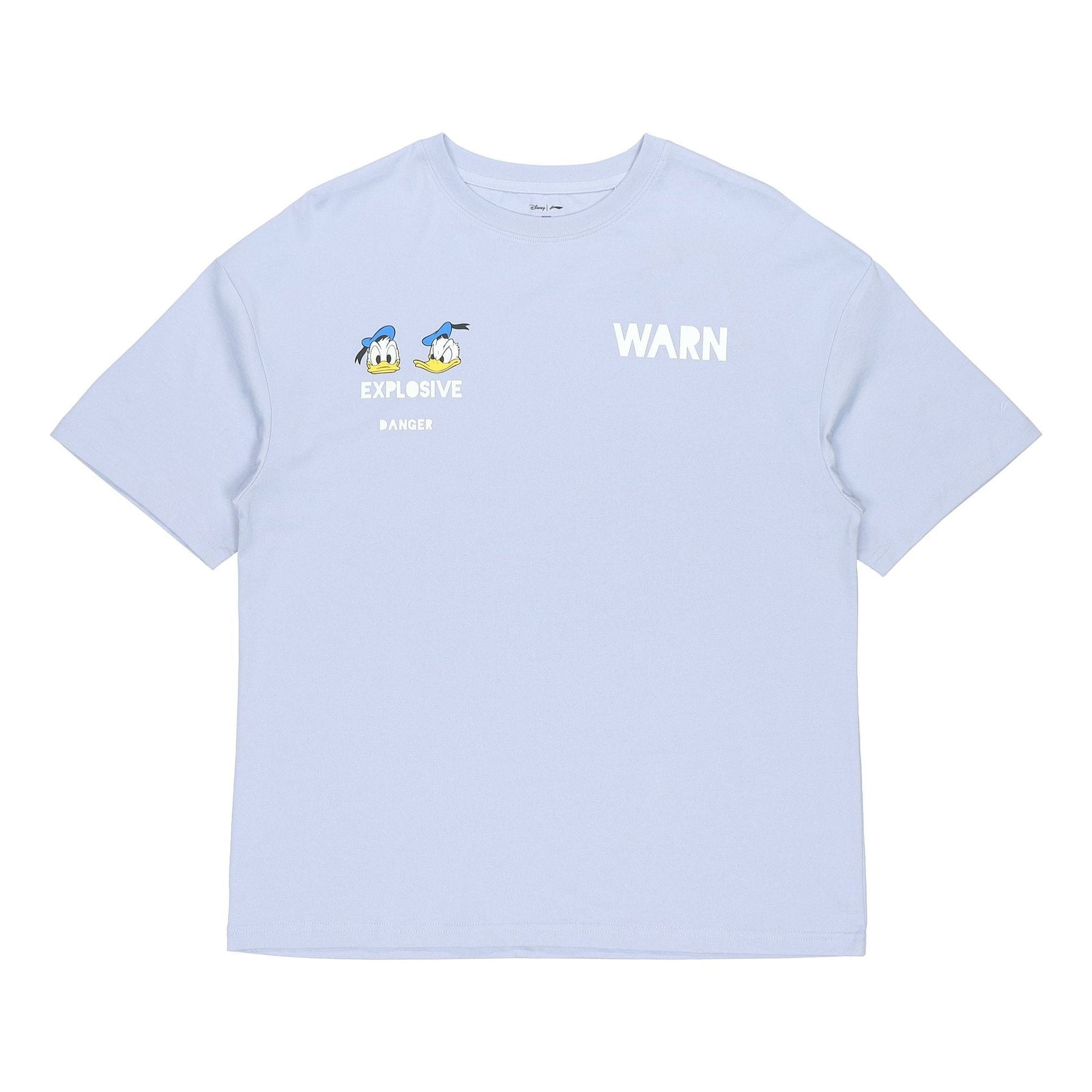 (WMNS) Li-Ning x Disney Crossover Sports Round Neck T-Shirt 'Blue' AHSR342-3