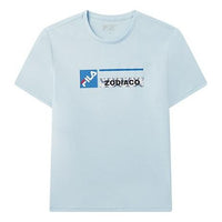 FILA Stylish Simplicity Printing Casual Short Sleeve Light Blue F11M038109F-LB