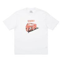 PALACE Creative Pattern Printing Alphabet Short Sleeve Unisex White P19TS166