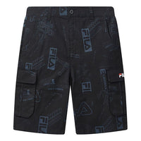 FILA Printing Cargo Sports Shorts Blue F11M038803F-NV