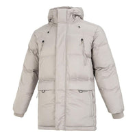 New Balance Long Casual Down Jacket Asia Sizing 'Grey' AMJ24376-PAA