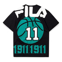 (WMNS) FILA Loose Round Neck Short Sleeve Black T-Shirt T11W032107F-BK