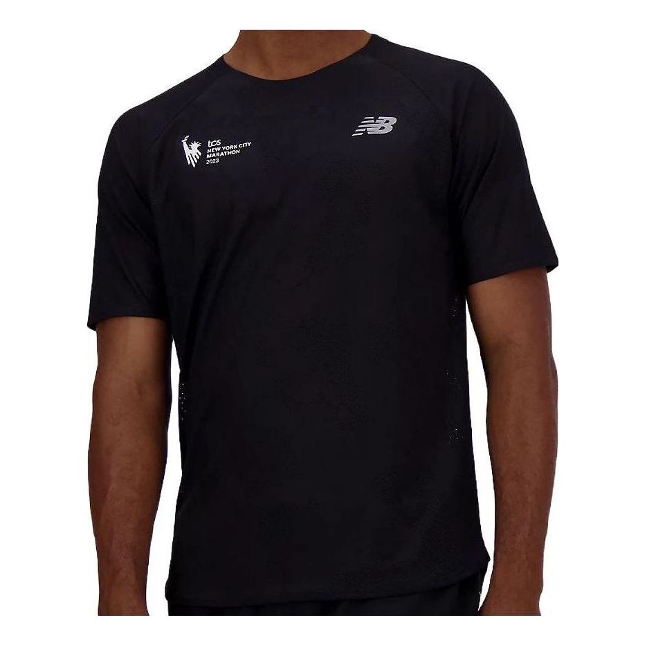 New Balance Nyc Marathon Impact Run T-Shirt Asia Sizing 'Black' MT33281M-BK