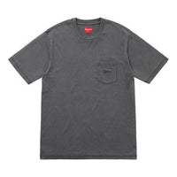 Supreme Overdyed Pocket Tee Washed Black SUP-SS18-169