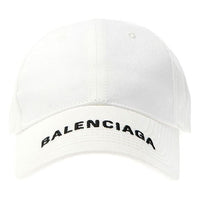 Balenciaga Logo Visor Cap 'White Black' 531588-410B2-9060