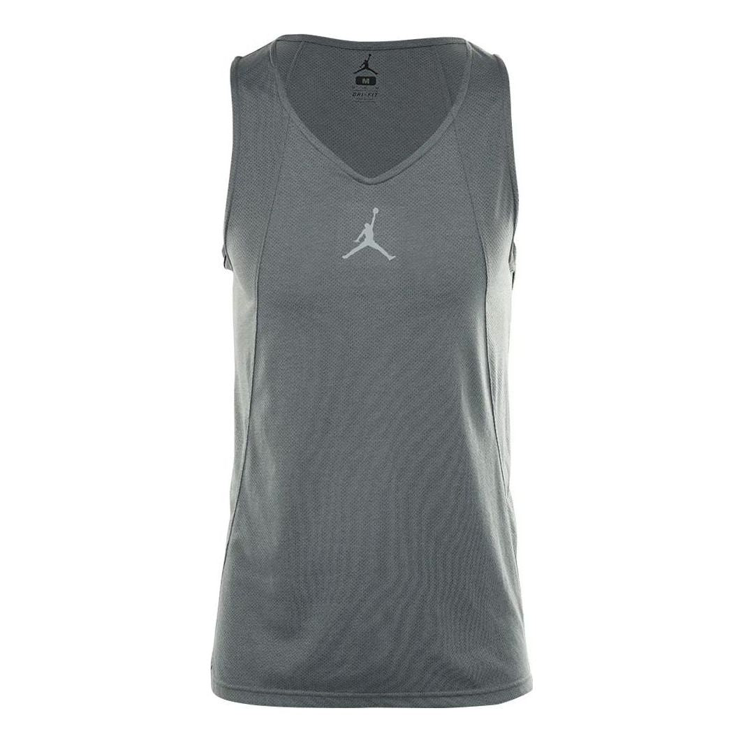 Air Jordan Flight Rise Basketball Jersey 'Grey' 789476-065