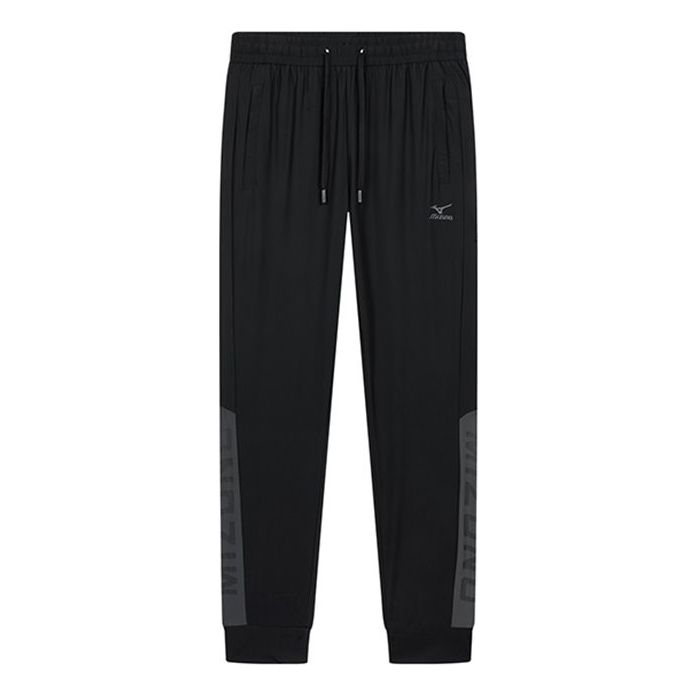 Mizuno Logo Outdoor Casual Pants 'Black' A2CF3112