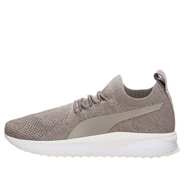 PUMA Tsugi Apex Evoknit Low Running Shoes Brown/White 366432-04