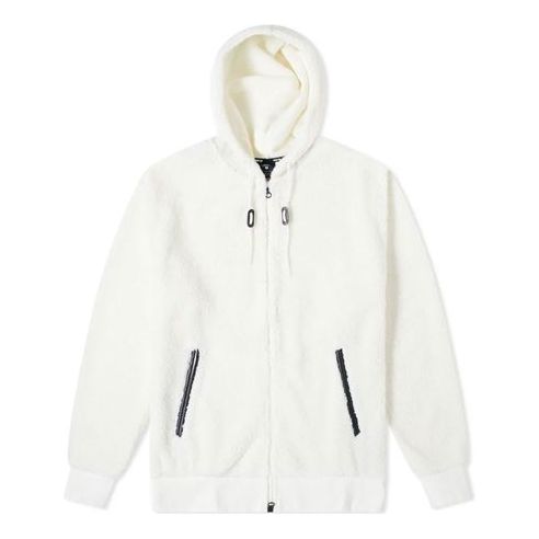 Nike SB Sherpa Zipper Sports Hooded Jacket White CJ6600-133