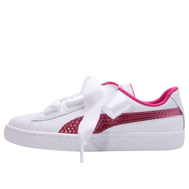 PUMA Basket Heart Coated Glam Jr 'Pink Blue' 368974-01