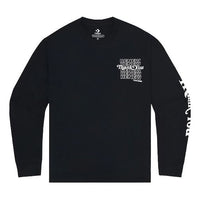 Converse Renew Thank You Long Sleeve Shirt Asia Sizing 'Black' 10019500-A03