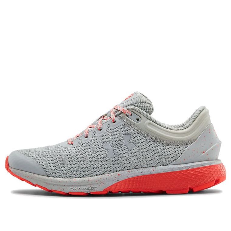 (WMNS) Under Armour Charged Escape 3 Sports Shoes Grey/Red 3021966-106