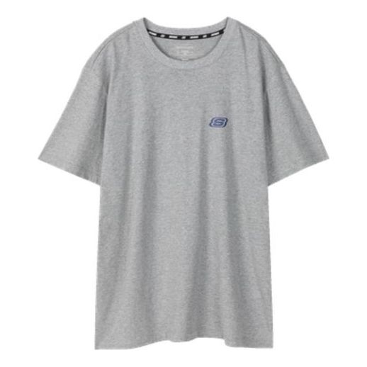 Men's Skechers Loose Breathable Short Sleeve t Gray L220M165-004F